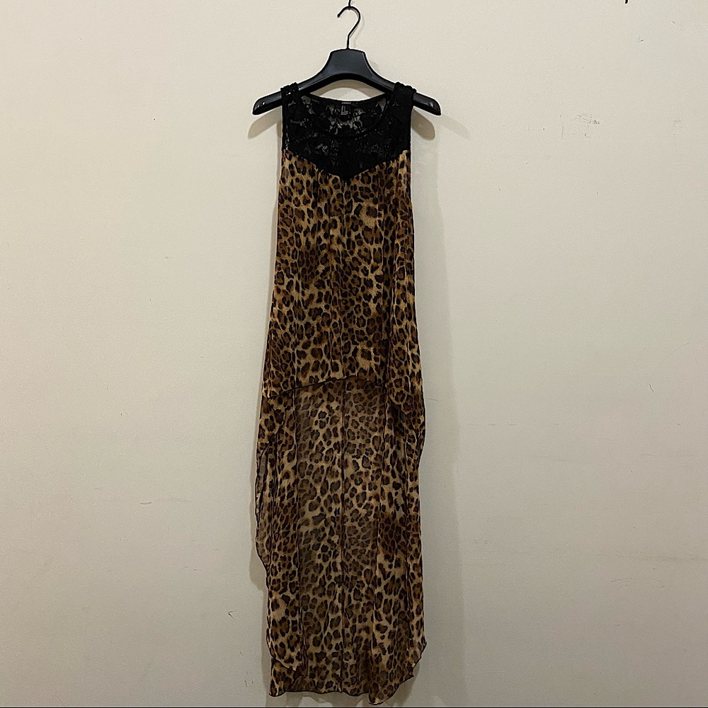 Forever21 Leopard High Low Maxi Summer Dress